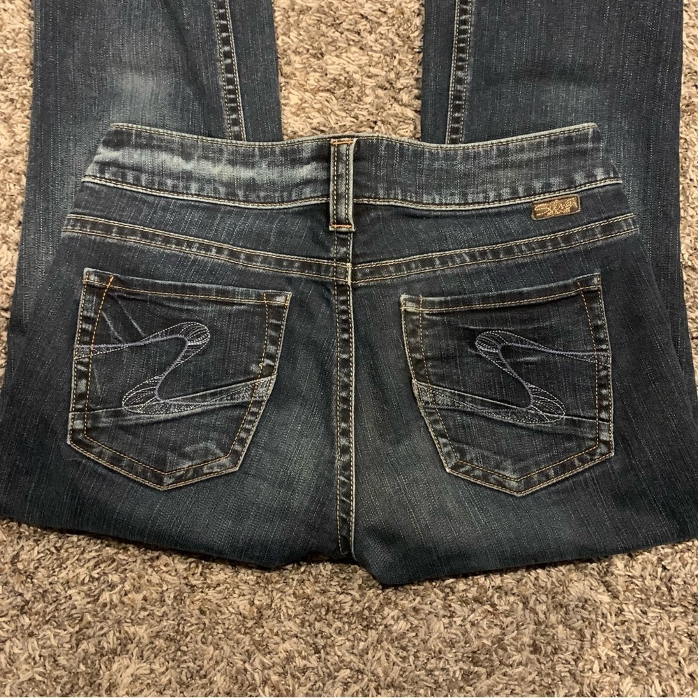 Women’s Silver Suki Jean Capris